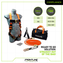 Cargar imagen en el visor de la galería, Frontline RK5PTB25 Combat Complete Roofers Kit with 25' Lifeline