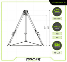 Cargar imagen en el visor de la galería, Frontline TAN10 MEGApod 10' Aluminum Tripod