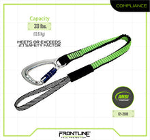 Carregar imagem no visualizador da galeria, Frontline TLS30 ToolGrip Elastic Tool Tether 30 lbs with Self-locking Aluminum Carabiner