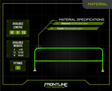 Load image into Gallery viewer, Frontline GUS10-FXDHDG Guardrail System for Concrete or Steel Substrates 10' - Gray