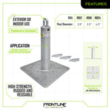 Carregar imagem no visualizador da galeria, Frontline Commercial Roof Anchor 12"