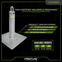 Carregar imagem no visualizador da galeria, Frontline Commercial Roof Anchor 24"
