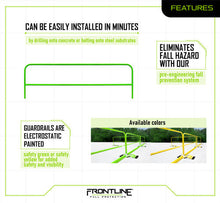 Cargar imagen en el visor de la galería, Frontline Guardrail Section for Concrete or Steel Substrates 5'