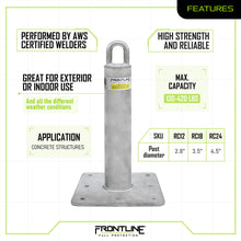 Load image into Gallery viewer, Frontline RC Concrete Roof Anchor 24"