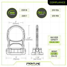 Load image into Gallery viewer, Frontline STB5K ALPHA Swivel 5k Steel Anchor