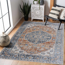 Load image into Gallery viewer, Rust Hiti Washable area rug - Clearance