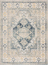 Load image into Gallery viewer, Brend Blue Medallion Area Rug - Clearance