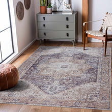 Load image into Gallery viewer, Beige Rosman Washable Area Rug - Promo