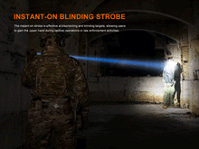 Carregar imagem no visualizador da galeria, Fenix TK30R Tactical White Laser Rechargeable Flashlight