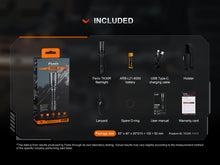 Carregar imagem no visualizador da galeria, Fenix TK30R Tactical White Laser Rechargeable Flashlight