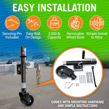 Load image into Gallery viewer, Trailer Jack and Wheel