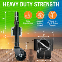 Load image into Gallery viewer, Trailer Jack and Wheel