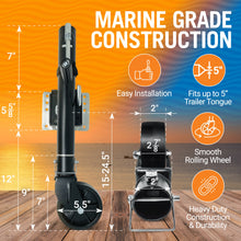 Load image into Gallery viewer, Trailer Jack and Wheel