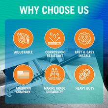 Carregar imagem no visualizador da galeria, Adjustable Transom Saver Motor Mount