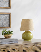 Carregar imagem no visualizador da galeria, Theisseil Olive Green Table Lamp