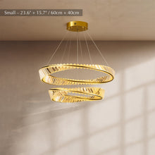 Load image into Gallery viewer, Tiwa 2-Tier Chandelier
