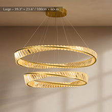 Load image into Gallery viewer, Tiwa 2-Tier Chandelier