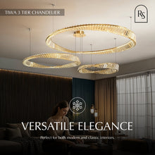 Carregar imagem no visualizador da galeria, Tiwa 3-Tier Chandelier