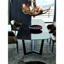 Carregar imagem no visualizador da galeria, Marble Dining Table Rectangular Polished and Eased Edge