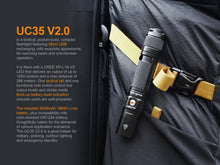 Carregar imagem no visualizador da galeria, Fenix UC35 V2.0 LED Rechargeable EDC Flashlight