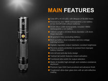 Carregar imagem no visualizador da galeria, Fenix UC35 V2.0 LED Rechargeable EDC Flashlight