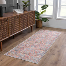 Load image into Gallery viewer, Urpi Rose & Blue Washable Area Rug - Clearance