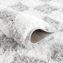 Load image into Gallery viewer, Atira Gray Checkered Area Rug