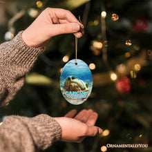 Carregar imagem no visualizador da galeria, Unique Cancun Mexico Vacation Ornament, Tropical Mexican Ocean Keepsake Art and Decor