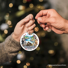 Carregar imagem no visualizador da galeria, Unique Great Smoky Mountains Handcrafted Nature Ornament, Tennessee and North Carolina National Park Souvenir