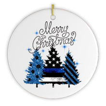 Load image into Gallery viewer, Merry Christmas Police Officer Ornament