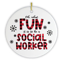 Carregar imagem no visualizador da galeria, Social Worker Christmas Ornament