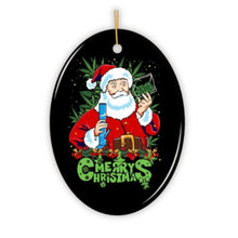 Load image into Gallery viewer, Pothead Santa Christmas Ornament