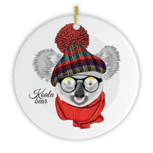 Carregar imagem no visualizador da galeria, Winter Koala Christmas Ornament