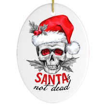 Carregar imagem no visualizador da galeria, Santa is Not Dead Skull Christmas Ornament