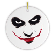 Carregar imagem no visualizador da galeria, Joker Face Christmas Ornament, Scary Gothic