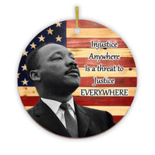 Load image into Gallery viewer, Dr. Martin Luther King Jr MLK Quote Ornament