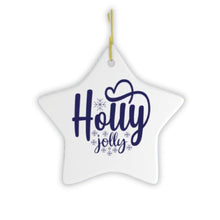 Carregar imagem no visualizador da galeria, Holly Jolly Christmas Ornament
