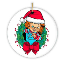 Load image into Gallery viewer, Santa Chucky Christmas Ornament
