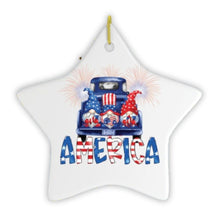 Carregar imagem no visualizador da galeria, Patriotic America Gnome Ornament