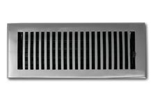 Cargar imagen en el visor de la galería, Cast Brass Contemporary Vent Covers - Brushed Nickel