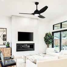 Carregar imagem no visualizador da galeria, 52" Vaczon 3 Blades Ceiling Fan with LED Light and Remote Control