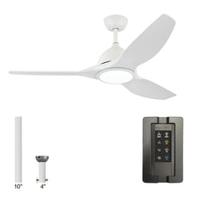 Carregar imagem no visualizador da galeria, 52" Vaczon 3 Blades Ceiling Fan with LED Light and Remote Control