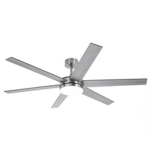 Carregar imagem no visualizador da galeria, 60" Volga DC Motor 6 Blades Modern Downrod Mount Ceiling Fan with Remote Control