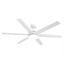 Carregar imagem no visualizador da galeria, 60" Volga DC Motor 6 Blades Modern Downrod Mount Ceiling Fan with Remote Control