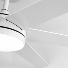 Carregar imagem no visualizador da galeria, 60" Volga DC Motor 6 Blades Modern Downrod Mount Ceiling Fan with Remote Control