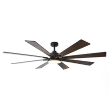Carregar imagem no visualizador da galeria, 72 Inch Elbe Modern Downrod Mount Ceiling Fan with Light and Remote Control