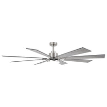 Carregar imagem no visualizador da galeria, 72 Inch Elbe Modern Downrod Mount Ceiling Fan with Light and Remote Control
