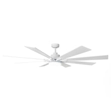 Carregar imagem no visualizador da galeria, 72 Inch Elbe Modern Downrod Mount Ceiling Fan with Light and Remote Control