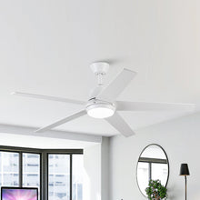 Carregar imagem no visualizador da galeria, 52" Vaczon 5 Blades Ceiling Fan with LED Light and Remote Control