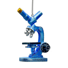 Load image into Gallery viewer, Microscope Lab Magic Science Ornament, Scientist Gift Christmas Decor